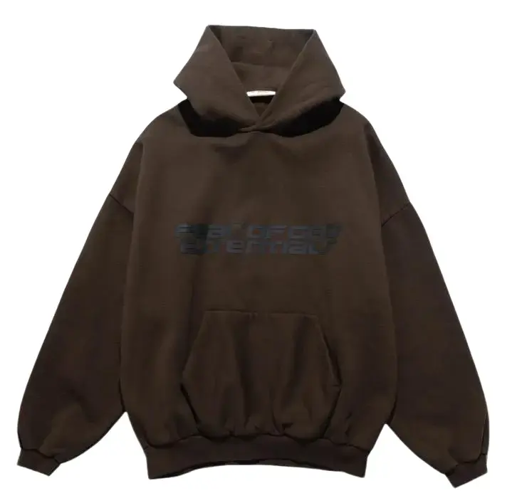 Fear of God Essentials 90's Hoodie Brown Men's Fashion Hoodie New