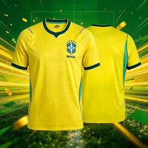 2026 Brazi National Home And Away 10# Neymar 7# 11# Short And Long Sleeve Soccer Jersey Fans Version Breathable