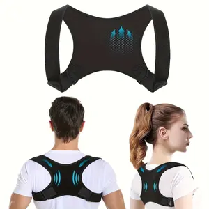 Adjustable Posture Corrector Back Support Strap, Breathable Anti-Slip Ergonomic Design, Comfortable Fit for Sitting Standing Travel