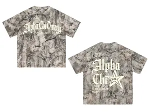 Exclusive Alpha Chi Omega Camo T-Shirt | Limited Edition 26 Design | Love Shouldn't Hurt | Trending Sorority Apparel | Perfect for Fans & Collectors