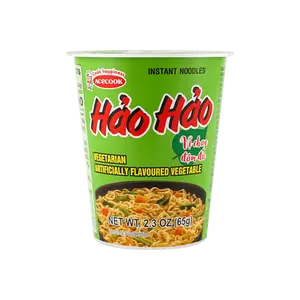 Acecook Hao Hao Savory Vegetable-Flavored Instant Food Cup Noodles