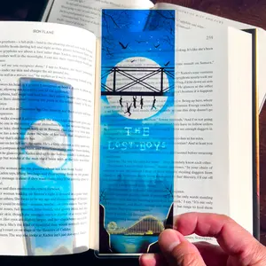 The Lost Boys Stained Glass Bookmarks, (Transparent Bookmark, Fantasy Book Reader Gift)