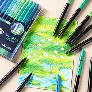 12 Pack Retractable Colored Pencils for Adult Coloring Books, Soft Core, Art Drawing Pencils for Artists Beginners, Coloring Pencils Set with Sharpener for Coloring, Sketching, Painting, Art Supplies