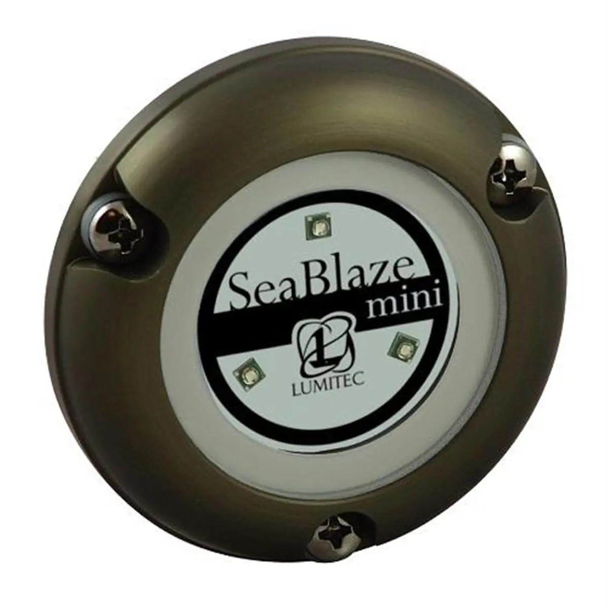 Lumitec Seablaze Mini White Underwater Light (101245) 2-Pack for Dinghies & Trailer Boats, 10-30vdc, 12vdc amperage, 700 lumens output, 12Vdc Amps, 24Vdc