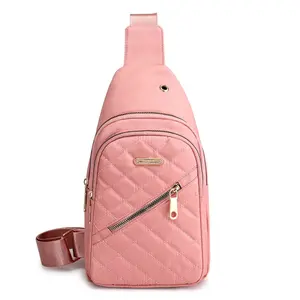 Small Sling Bag for Women – Lightweight Nylon Crossbody with Adjustable Strap & Pockets – Ideal for Travel, Hiking, Shopping & Everyday Use