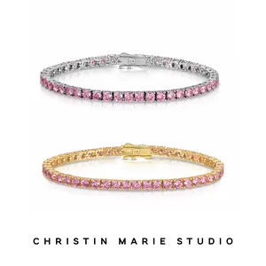 Pink Ice (Light Pink) Tennis Bracelet