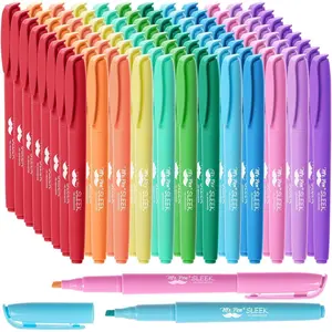 - Pastel Highlighters, 96 Pack, Assorted Colors,  Dry, Bulk Highlighter Pastel, Set,  Journaling Highlighter, Marker, Colored School Supplies