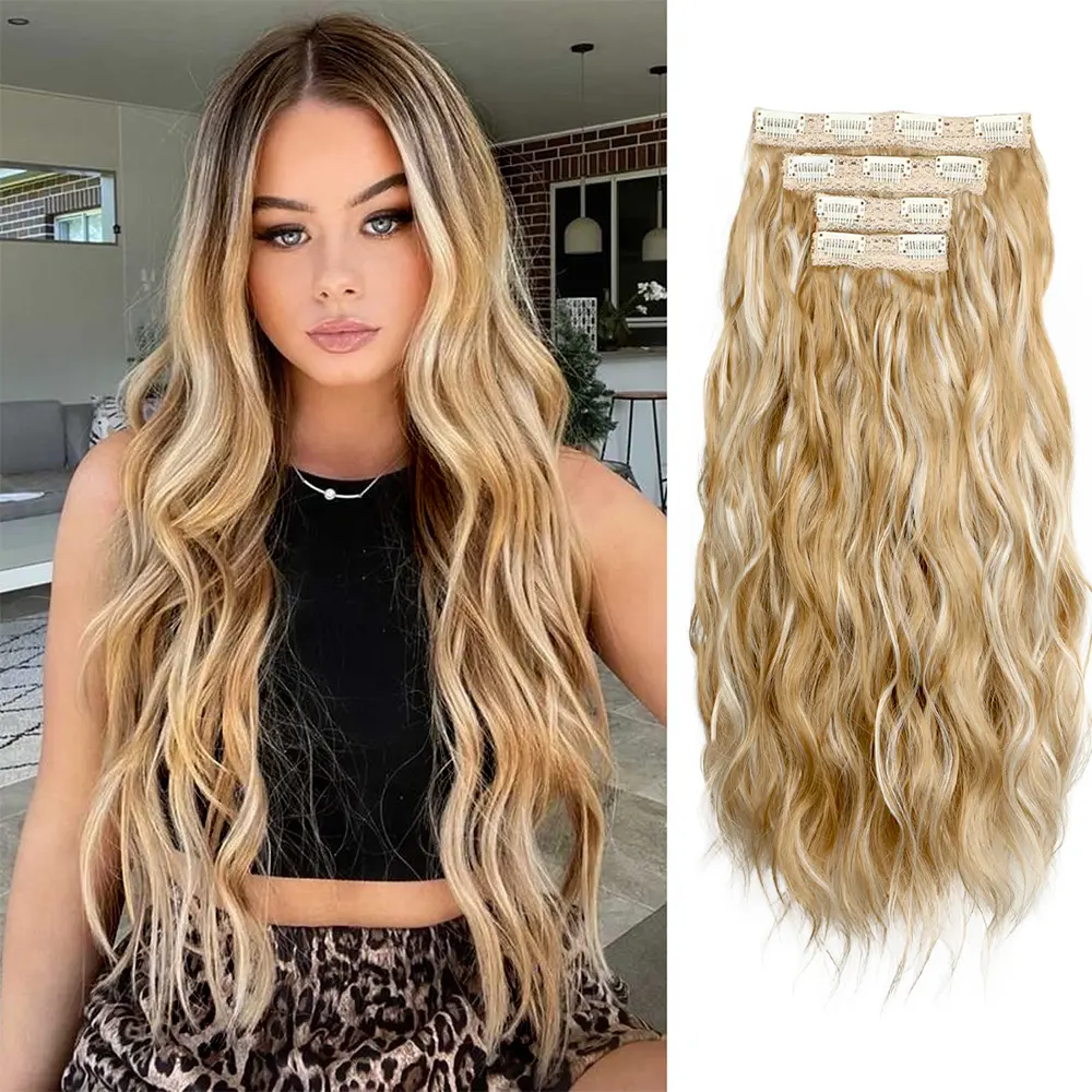 Medium Brown mixed Blonde