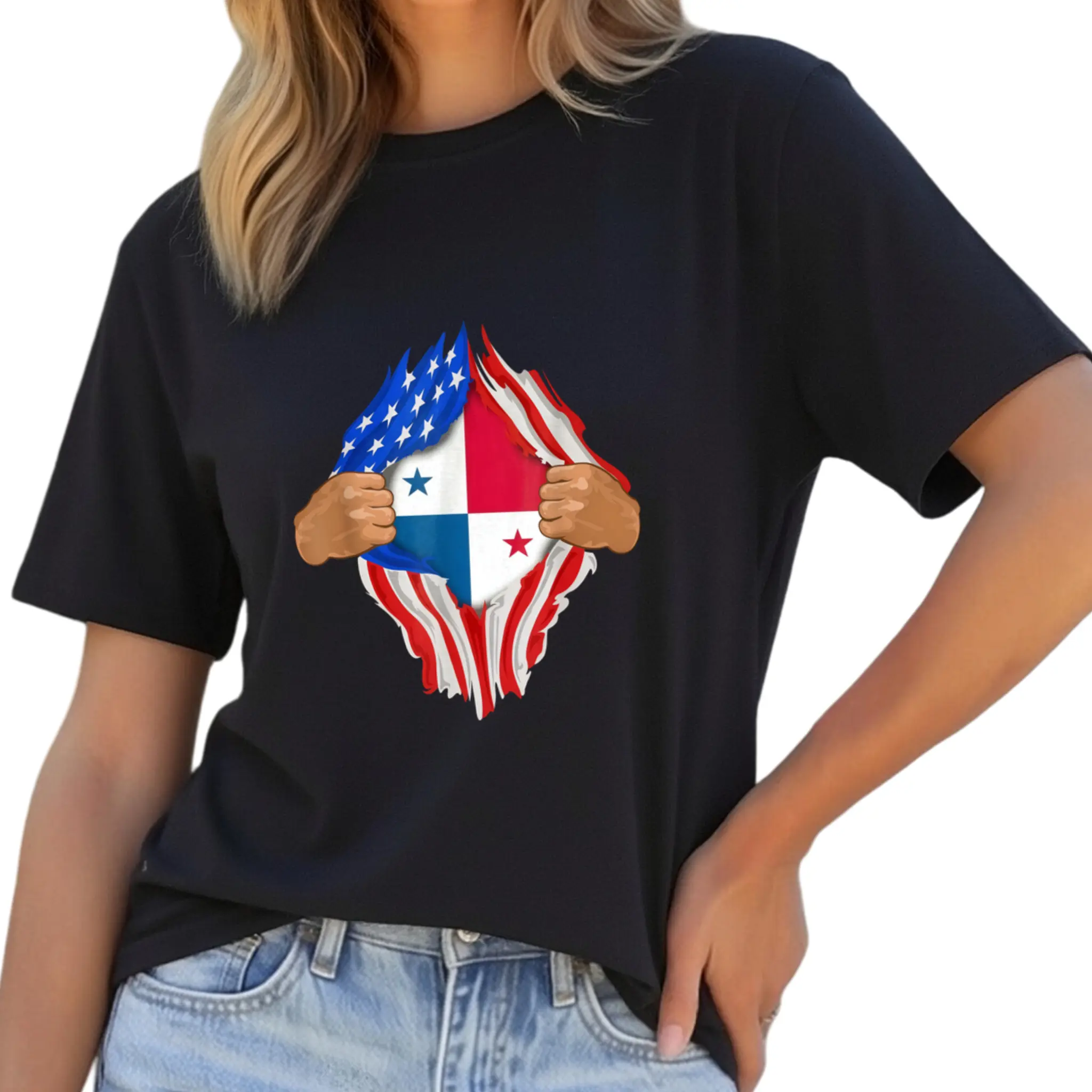100% Cotton Panamanian Blood Inside Me | Panama Flag Gift T-Shirt