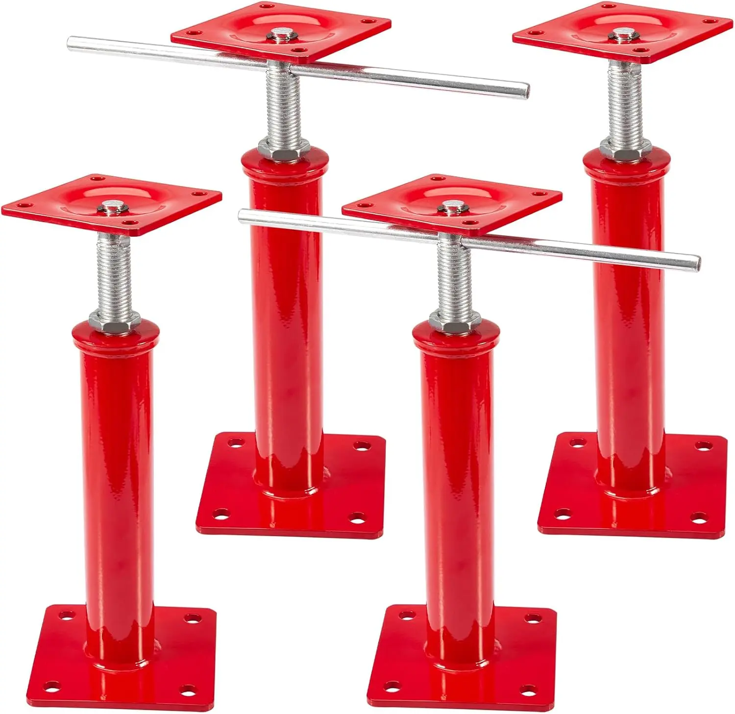 4PCS  Pack House Jacks for Leveling Crawlspace, 11" - 16" Height Range, 11023 lbs Max Load Capacity, House Floor Jacks Post Pole for Leveling as Father's Day Gift