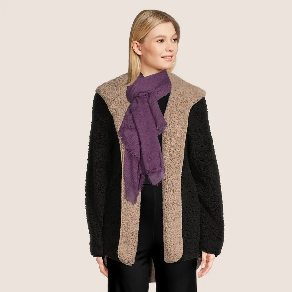 [NEW ARRIVAL] Lauren's Lightweight Sustainable Cotton Blended Rectangular Scarf - 70 Inches All Seasons Women's Fashion Accessory, Crinkled Finish, Durable Blend, Handmade Artisan Charm, Elegant Layering Piece