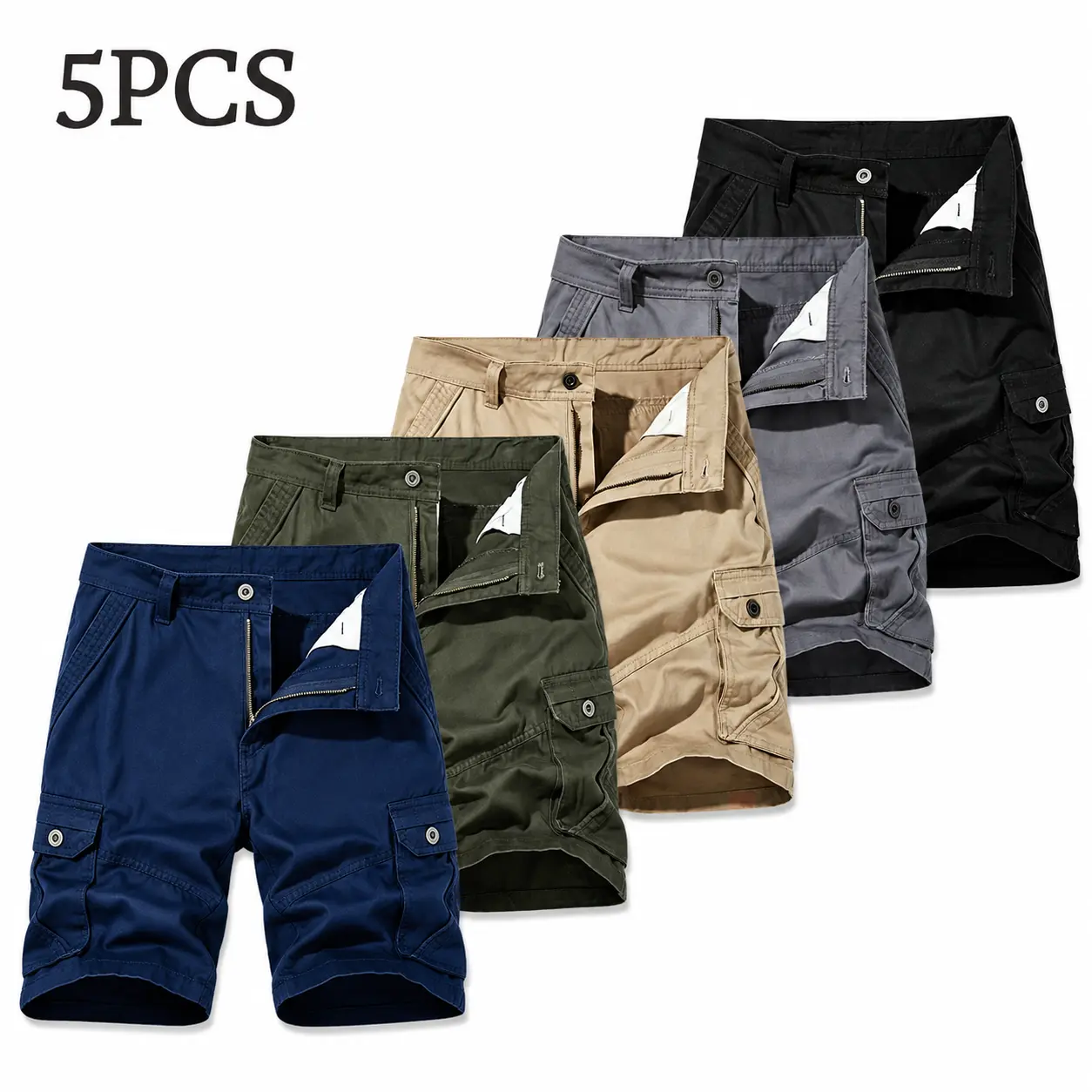 Dark blue+Army green+Khaki+Gray+Black*