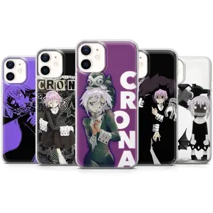 Soul Eater Phone Case Crona Ragnarok Cover for iPhone 17, 16, 15, 14, 13, 12, 11, X & Galaxy.