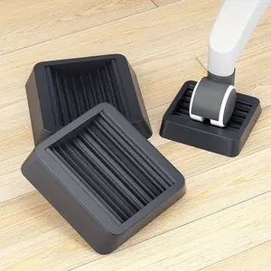 Office Chair Wheel Stopper Furniture Caster Cups Hardwood Floor Protectors Anti Vibration Pad Chair Roller Feet Anti-slip Mat Heavy Duty