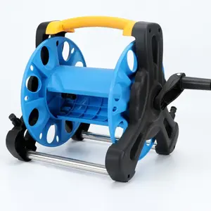 35m Large Garden Hose Reel Abs Plastic Storage Cart, High Cost New Car Wash Coiling Rack, Home Use Magic Tool, Durable and Efficient, Water Hose Reel