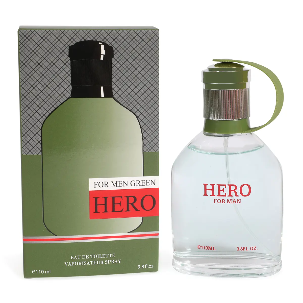 Hero for Men Green Eau De Toilette 110ml/3.8fl.oz. Fragrance Cologne ...