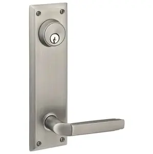 Emtek 8981TRH Passage Double Keyed , Sideplate Locksets Quincy 5-1/2" Center to Center Keyed , Turino Lever , RH