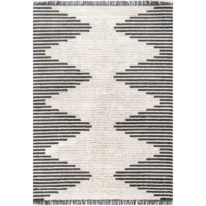 Morgan Contemporary Shag Fringe Area Rug