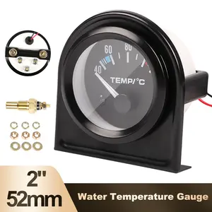 2Inch 52mm Electric Water Temperature Gauge 40-120 Celsius Oil Temperature Meter
