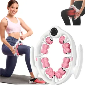 Portable 14-Wheel Detachable Muscle Relaxation Roller - Textured Body Contouring Tool for Full-Body Care, Women's Yoga, Gym & Fitness Equipment, Workout Accessories, Contouring Design