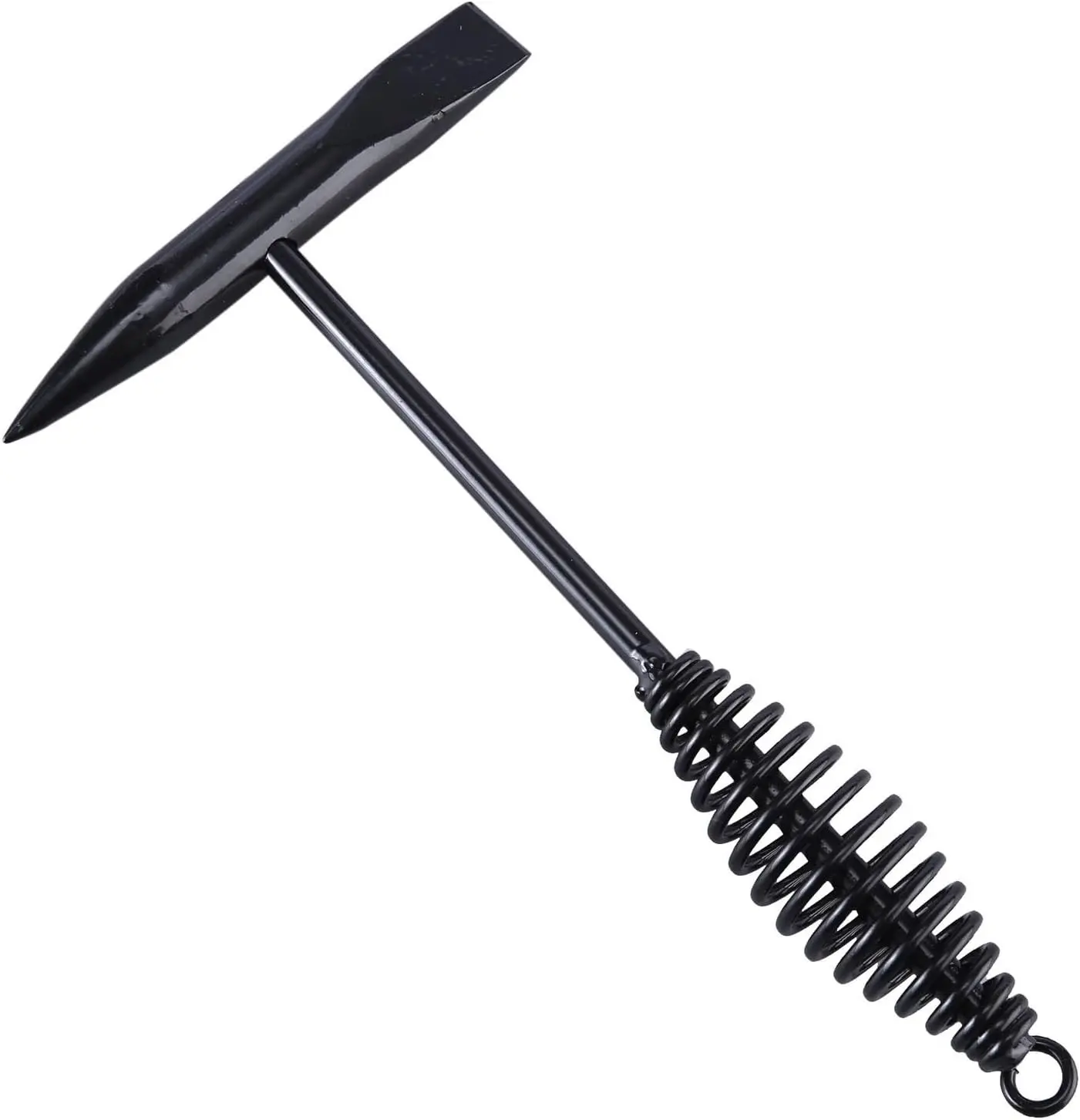 Welding Chipping Hammer with Coil Spring Handle, Cone and Vertical Chisel Welding Chipping Hammer (Hammer)