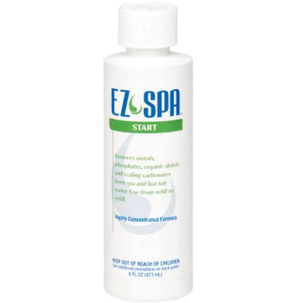 API Ez Spa Pre-Start Treatment, 8 oz Highly Concentrated Copper-Removal Solution, Multi-Tasking Water Polisher for Aquatic Fitness Equipment Maintenance