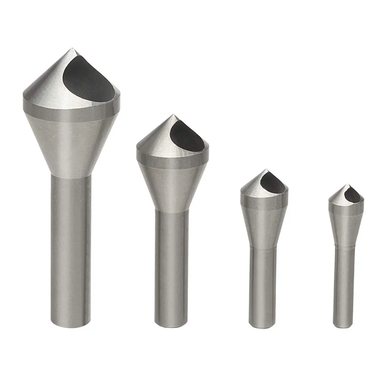 4pcs Countersink Chamfer Tool HSS(4241) Deburring Tool Set Metal Wood Drill Bits 4pcs Countersink Chamfer Tool HSS(4241) Deburring Tool Set Metal Wood Drill Bits
