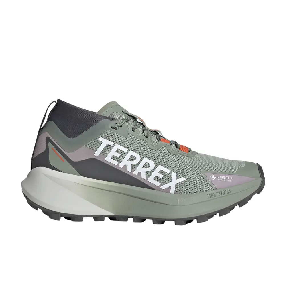 adidas Womens Terrex Agravic Gore-Tex Trail Running Sneakers Shoes - Green