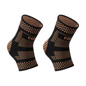 Copper Fiber Sports Ankle Protector Nylon Knitted Copper Ion Ankle Protector Basketball Pressure Ankle Protector Ankle and Ankle Protector Men and Women compressionsocks gym stuff women gym accessories gym fits Brace