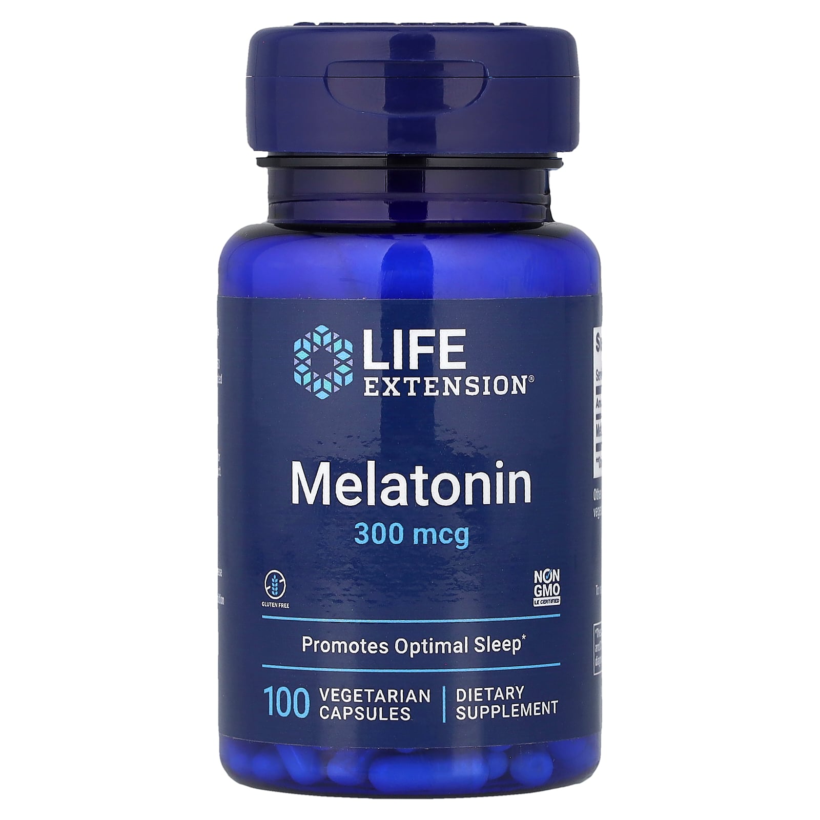 Life Extension Melatonin, 300 mcg, 100 Vegetarian Capsules