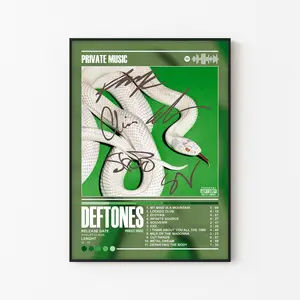 [Sale Up To 40%] [Unframe] Deftones Private Music Poster, Modern Rock Album Art, Minimalist Music Wall Decor, Gift For Deftones Fans