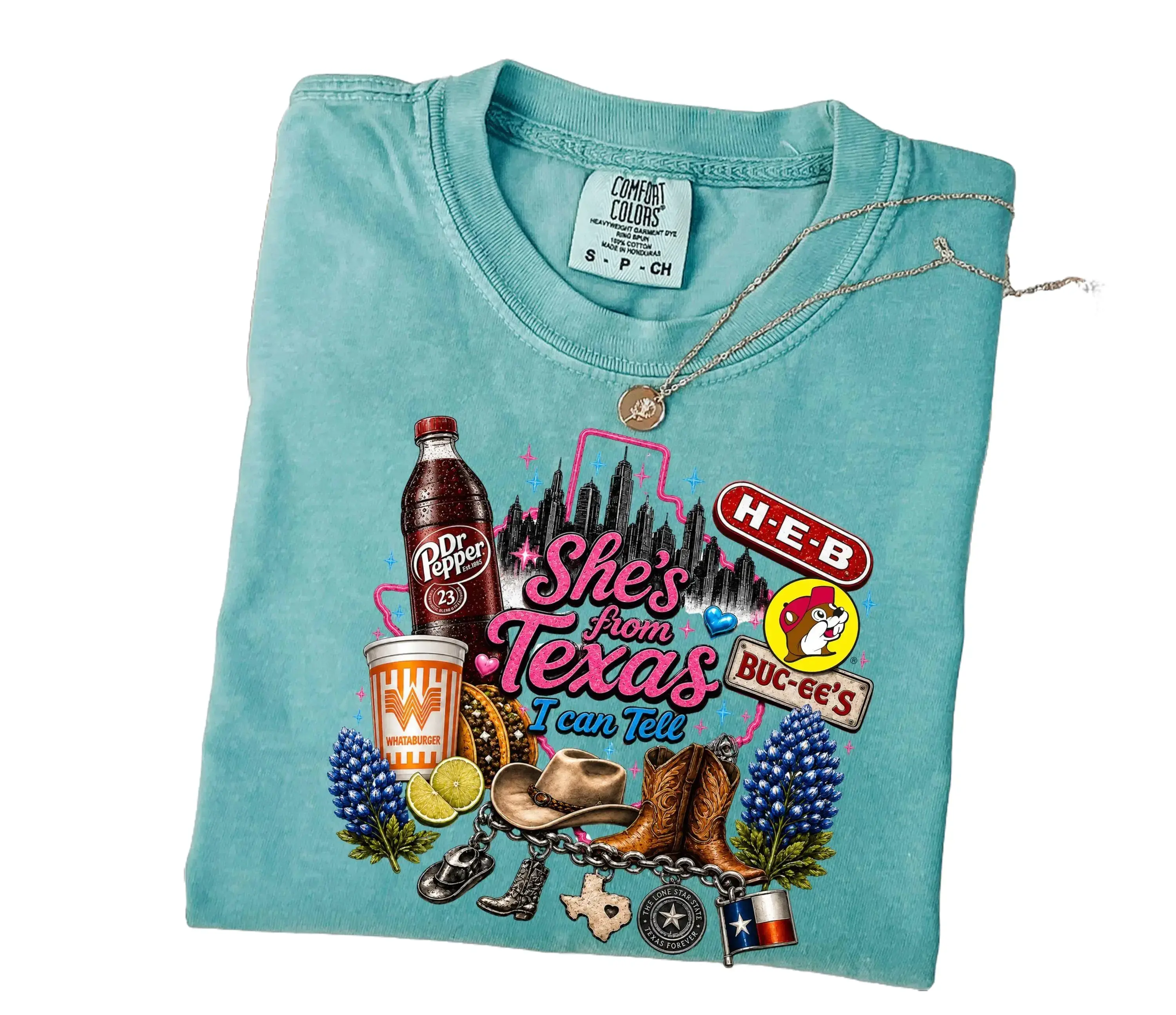 Comfort Colors She's From Texas Shirt, Retro Texas T-shirt, Texas Girl Tee, Southern State Pride Gift, Texas Lover Gift
