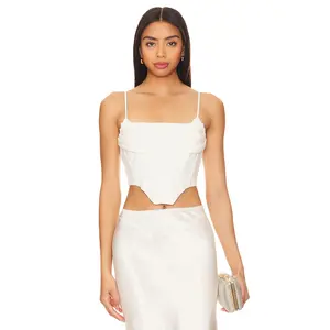 Bardot Jocosa Corset Top in Orchid White