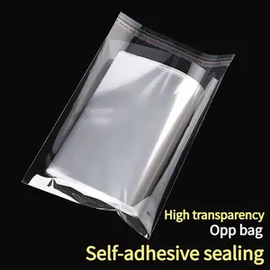 Transparent Self-Sealing Plastic Bags with Holes, Opp Storage Bags Ideal for Jewelry & Gift Packaging, Durable & Reusable