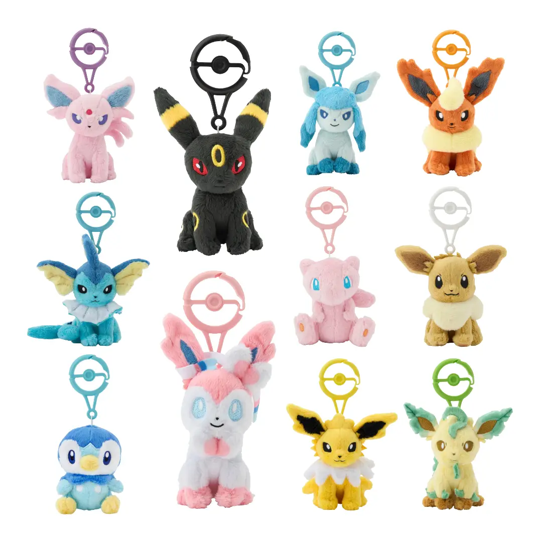 Pokémon Plush Keychains (Styles Vary)