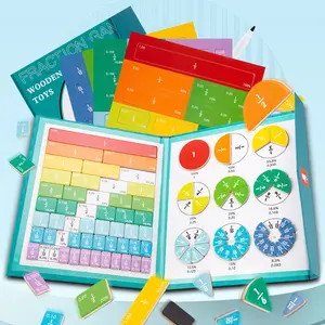 Magnetic Fraction Learning Board Set, Educational Math Toy for Kids, Interactive Teaching Tool, Easy to Use, Perfect for Home Schooling
