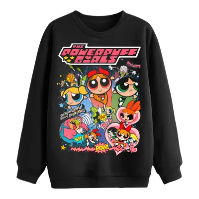 Powerpuff Embroidery Sweater TikTok Shop