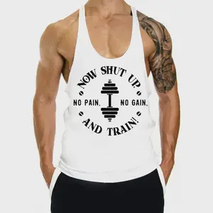 Men Tank Top Gym Tank Top Cotton fit bodybuilding tank top Vest Sport Clothing for Men