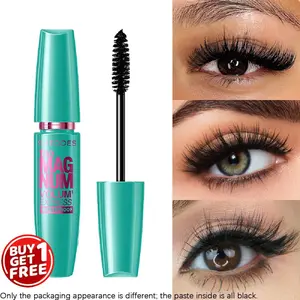 Waterproof Mascara Set of 2, Lash Mascara, Long-Lasting Volumizing, Smudge-Proof, Sweat-Resistant, Natural Look, Non-Toxic Eye Makeup