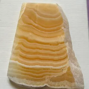 Orange Calcite slabs & Spheres