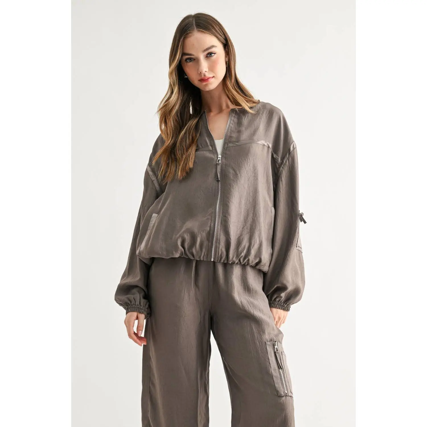 Jules Parachute Utility Bomber Jacket