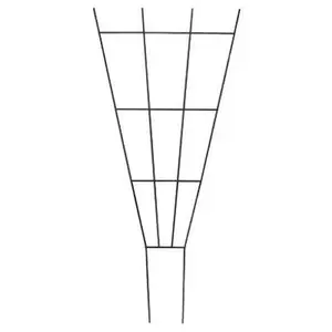 212 MAIN Powder Coated Outdoor Steel Frame Fan-Shape Pot Trellis, 36 H x 15 W in, Plant Support for Home Improvement & Garden Supplies