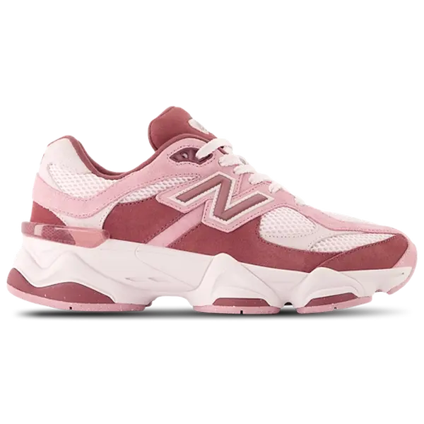 New Balance 9060 Pink Granite Washed Burgundy Youth / Women's Perfect Casual Daily Lifestyle Sneaker Fashion Footwear Gym Walking Shoe Running Sneaker Girl