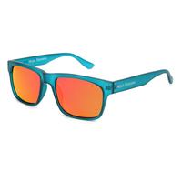 Teal Frames Sunset Red Lens