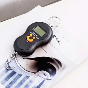 Portable Digital Fishing Scale, Handheld Electronic Hook Scale, Kitchen Hanging Scale 110lb Capacity, Lightweight Design for Home & Outdoor Use