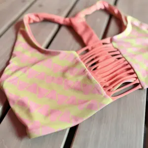 NOW & THEN Ranger Top - Ethical & Sustainable Bikini Top for Women - Reversible T-Back Design - Eco-Friendly Fabric