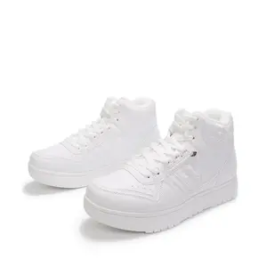 British Knights BK High-Top White Sneakers, Chunky Platform Casual Shoes,Women's Fashion Casual Shoes Spring  Daily Wear Minimalist trendy