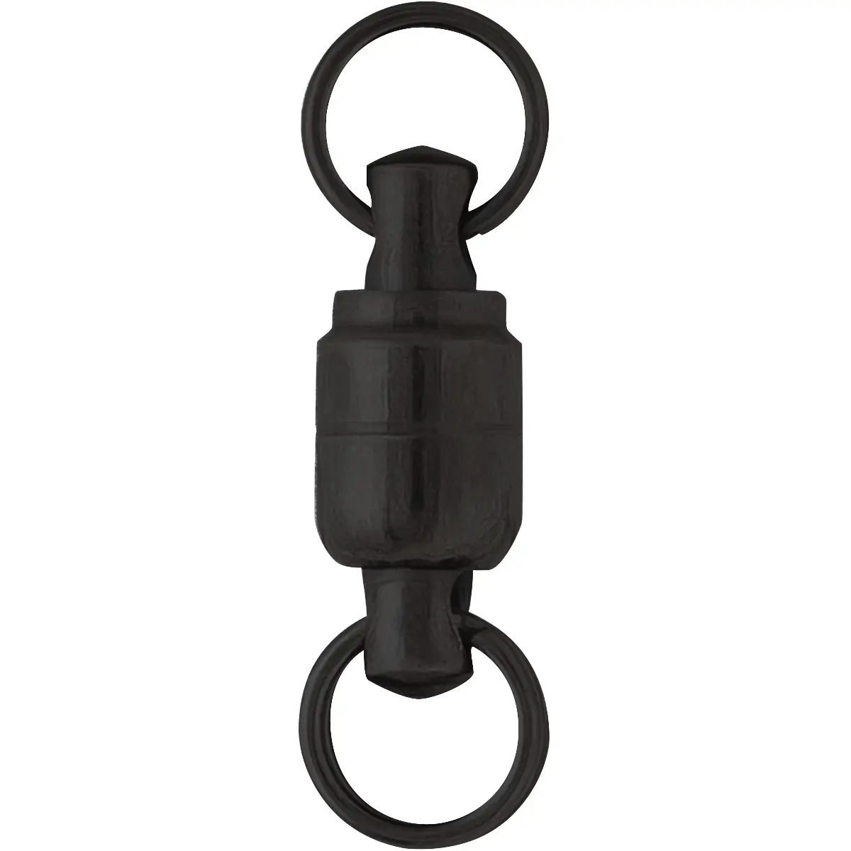 VMC Stainless Steel Heavy-Duty Ball Bearing Swivel with Welded Rings - Black