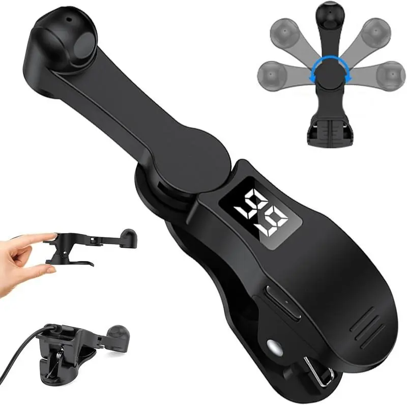 Auto Clicker for Smart Phone 99 Speed Phone Tapper 180° Rotating for Android iOS Apps Protable USB Powered Fast Click Simulation Finger Continuous Click for Gaming Live Broadcasts Likes Games Shopping Portable Selfie Cellphone Smartphone