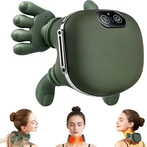 4D Massage Gun - Portable - For Neck, Back, Shoulders - Relieves Muscle Tension, Simulates Palm Massage, Ideal for Office Use - Perfect Holiday Gift